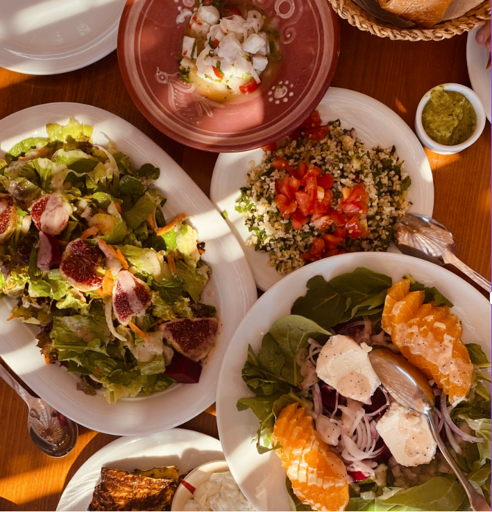 Mediterranes Catering-Menü